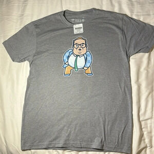 Chive SNL’s Matt Foley Soft, Gray T-shirt size L